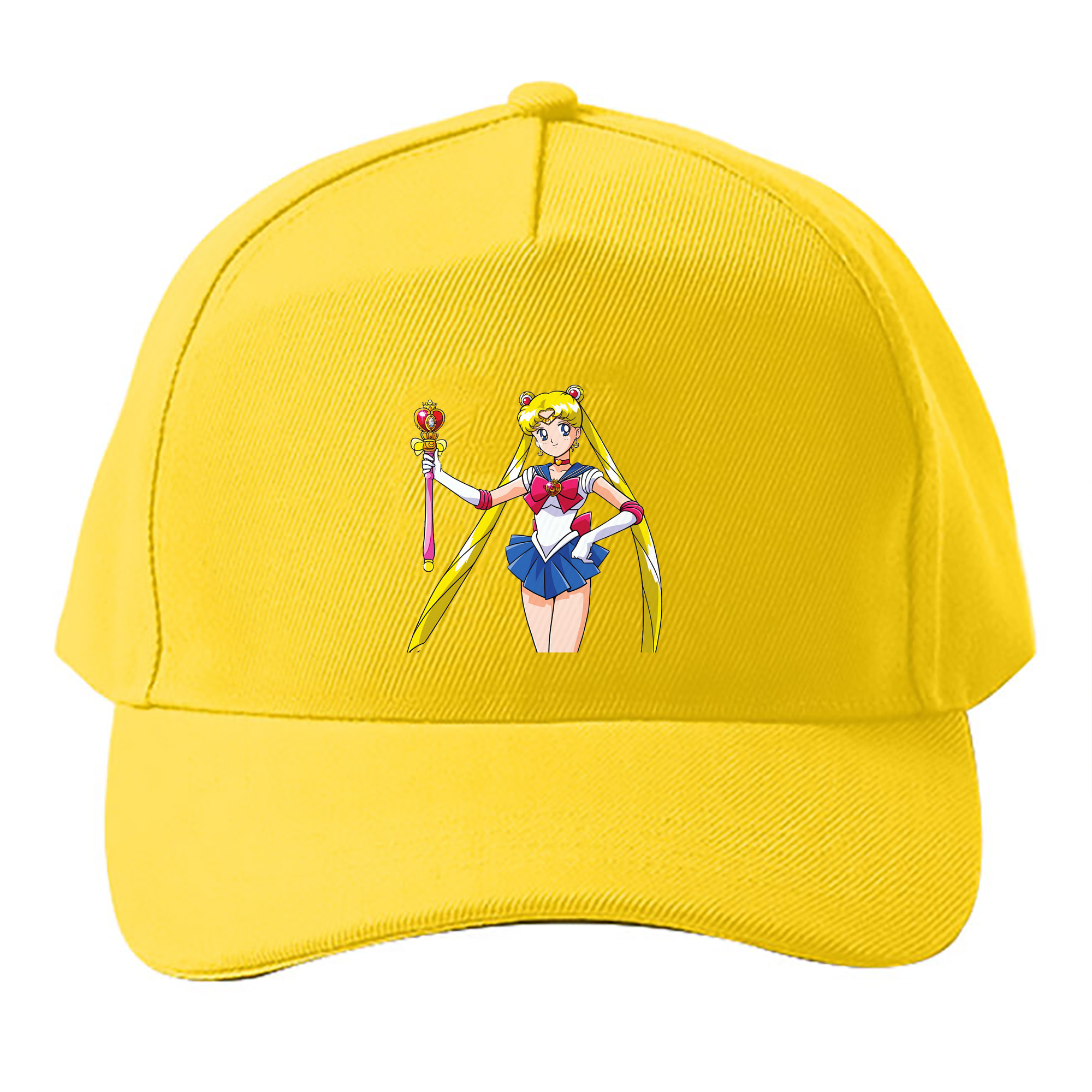 （画像用） 美少女戦士セーラームーン 月野 うさぎ つきの うさぎ Sailor Moon Tsukino Usagi ベースボールキャップ 綿100％ 男女兼用 帽子 スポーツ